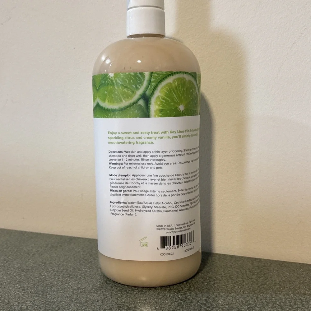 Coochy Shave Cream Key Lime Pie‎ 32 Oz